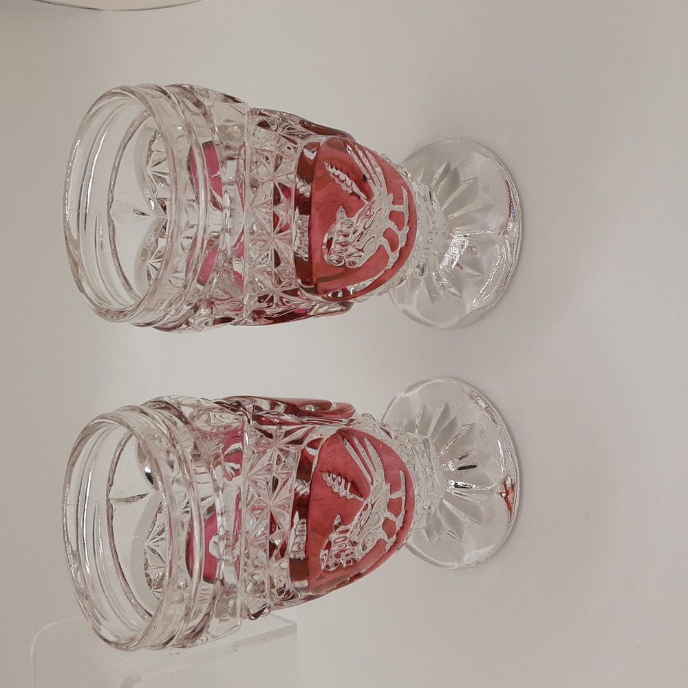 Vintage Hofbauer Byrdes Crystal Salt and Pepper Shaker Set - Picture 12 of 16